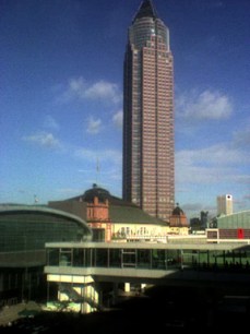 fbm09_messe02 Messeturm der Frankfurter Buchmesse
