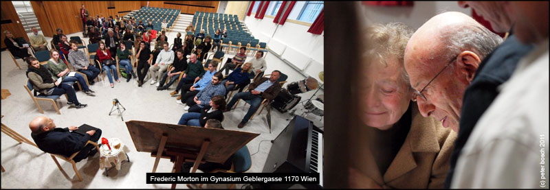 Frederic Morton besucht sein altes Gymnasium