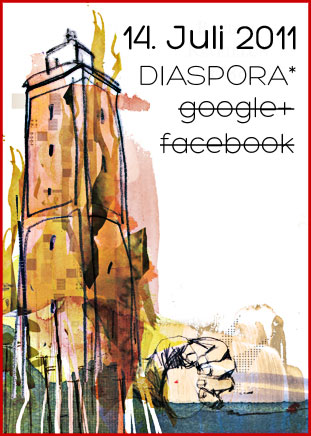 am 14. juli 2011 sind wir auf Diaspora*