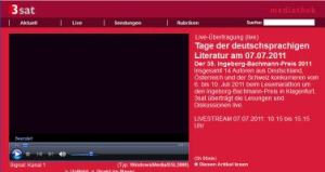 Bachmannpreis 2011 3sat Web-TV
