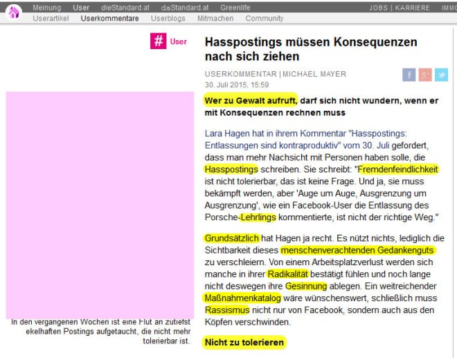 Die Welt, gesehen durch die rosarote Medien-Brille 