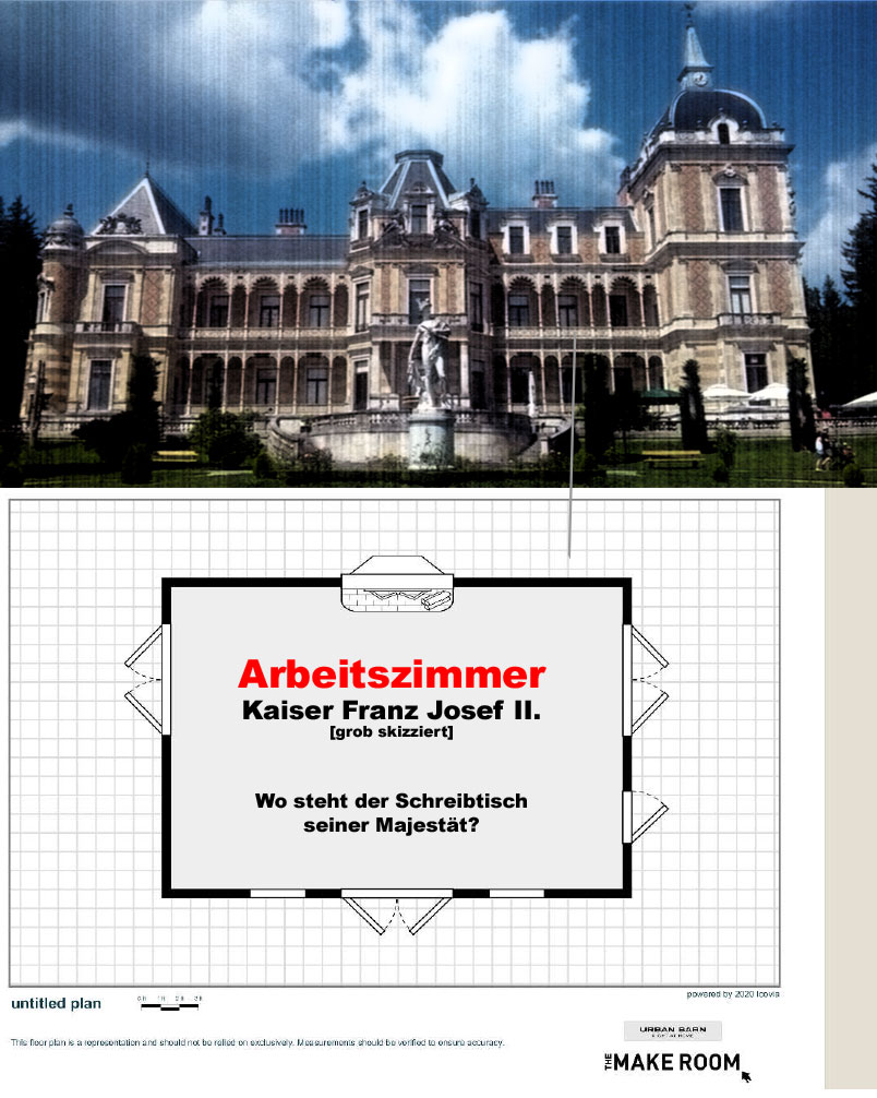 Wo stand der Schreibtisch des Kaisers in der Hermesvilla? Über Macht, damals und&nbsp;heute.