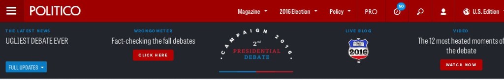 Trump vs. Clinton – Die zweite&nbsp;Debatte