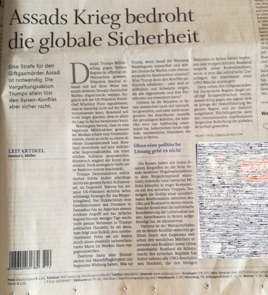 Wenn die journalistische Welt aus den Fugen gerät&nbsp;#Syrien