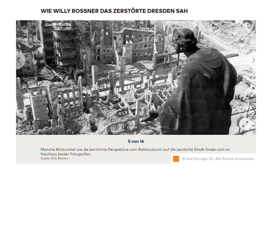 Der Untergang der sächsischen Barockresidenz Dresden, 13. Februar&nbsp;1945