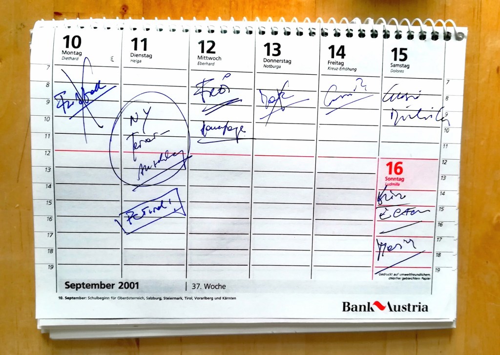 Tagebucheintrag vom 12. September 2001 – Ein Blick zurück&nbsp;#9/11