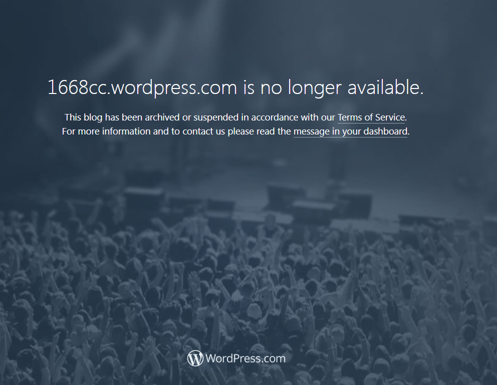 als mein blog für 24 stunden gecancelt&nbsp;wurde